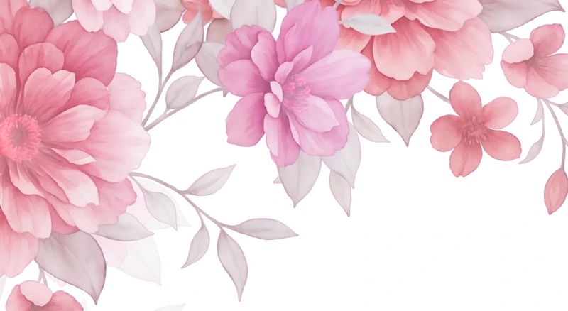Close-up of the Blush Peony artwork — peonies painted in pink
