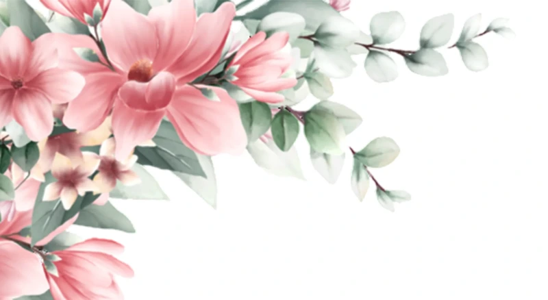 Close-up of the Wild Cosmos artwork — cosmos painted in pink